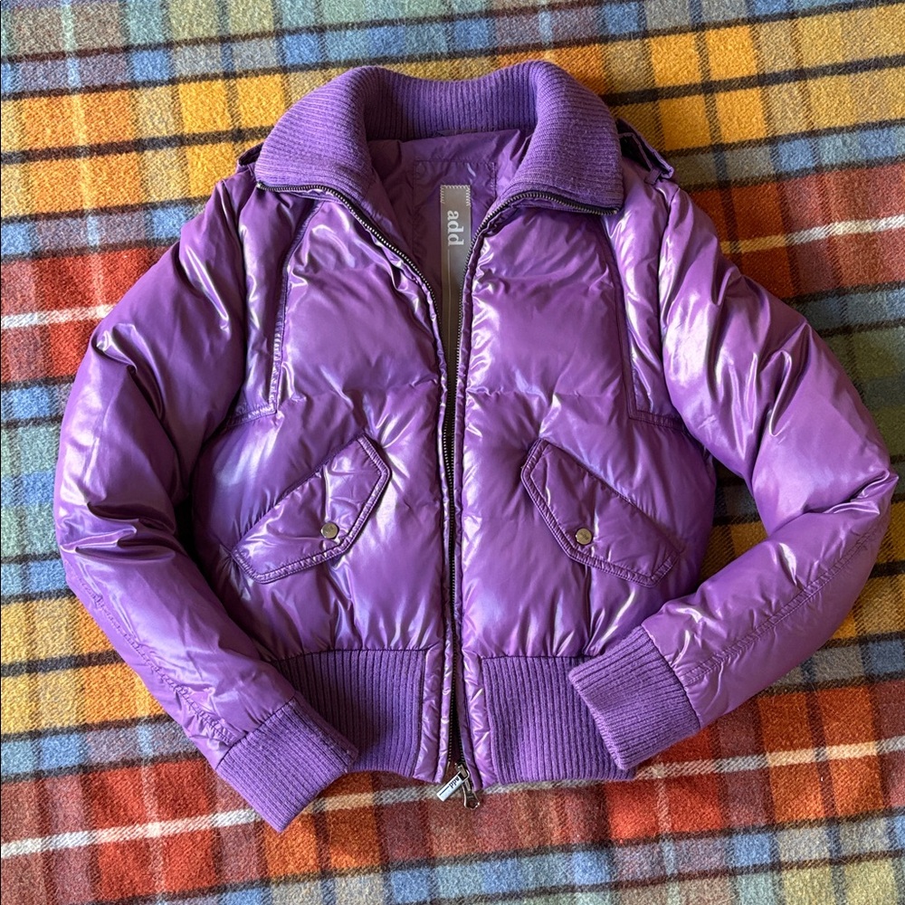 Add Down Shiny Purple Jacket